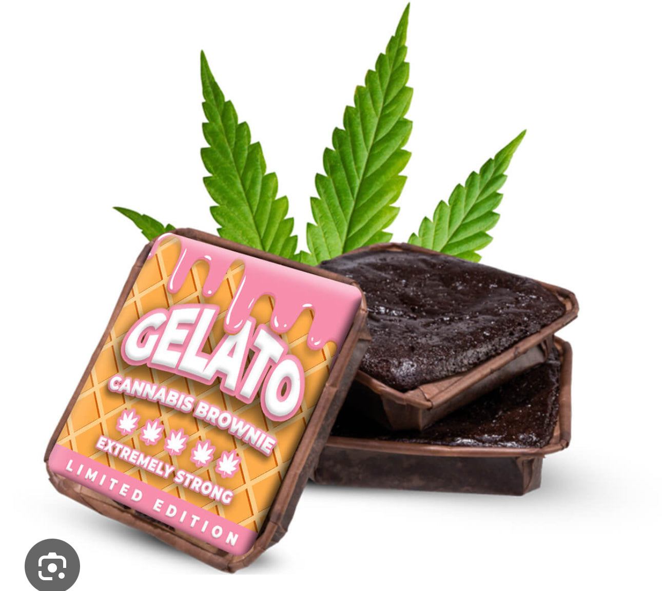 Gelato Cannabis Brownie – Made in Amsterdam